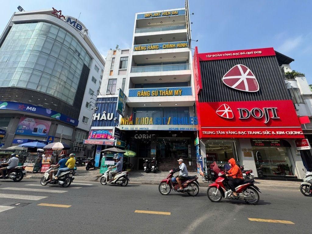 Cho thuê tòa nhà 235-237 Tân Hương Tân Phú – hầm 7 tầng, DT 8x16