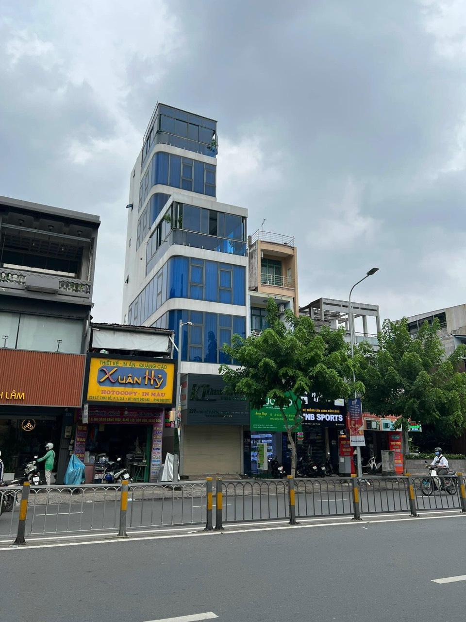 Cho Thuê Tòa Nhà 222 Lý Thái Tổ, Quận 3 – 7 Lầu, Thang Máy, Full Nội Thất
