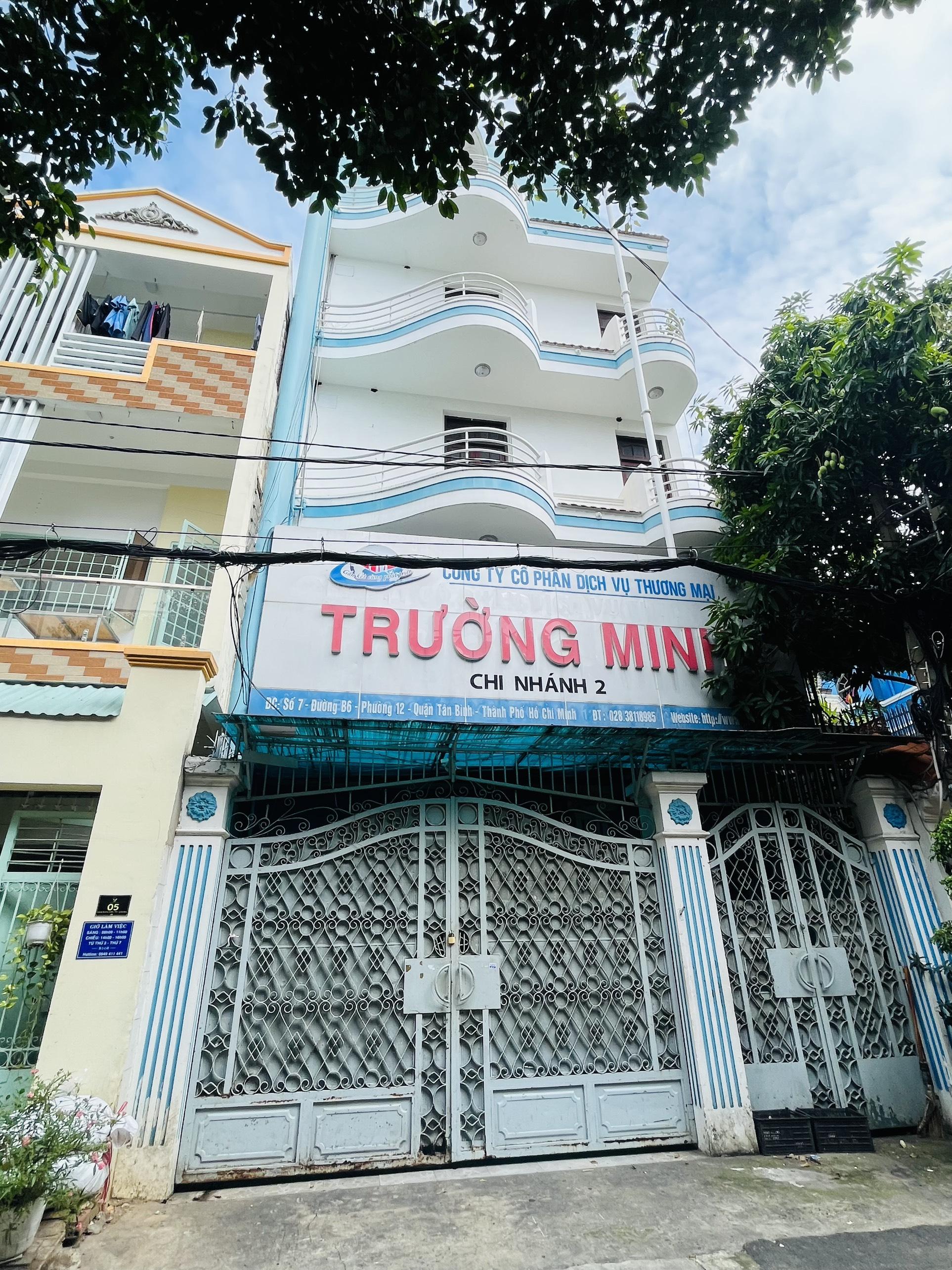 Cho Thuê Tòa Nhà 7 Đường B6, Phường 12, Quận Tân Bình – 1 Trệt 4 Lầu Thông Suốt