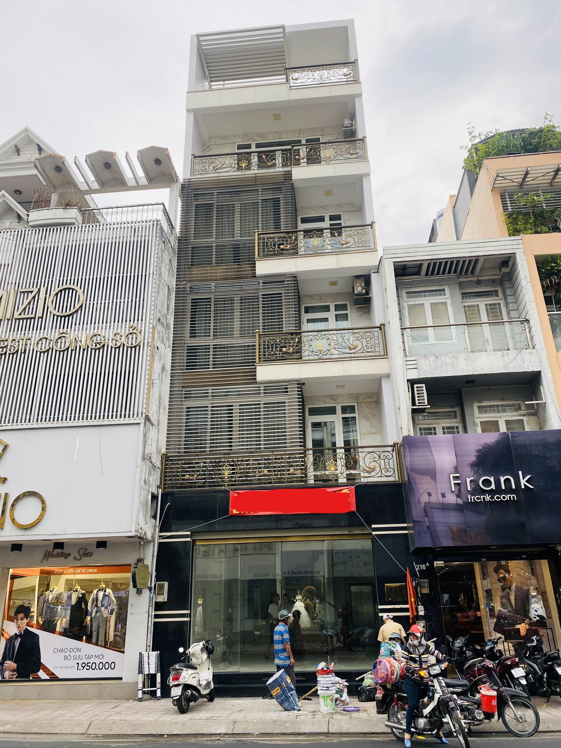 Cho Thuê Tòa Nhà 218 Hồ Văn Huê, Phường 9, Quận Phú Nhuận – 1 Trệt 5 Lầu, Thang Máy