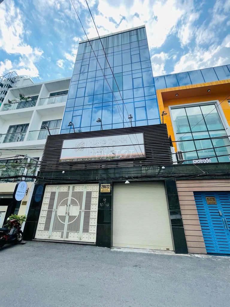 Cho Thuê Tòa Nhà 290/22 Nam Kỳ Khởi Nghĩa, Phường 8, Quận 3 – Hầm, 6 Lầu, Thang Máy