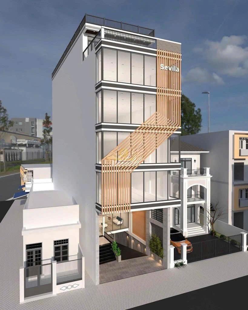 Cho Thuê Tòa Nhà 460 Tân Sơn Nhì, Tân Phú – 7.6x24m, 7 Tầng Có Thang Máy