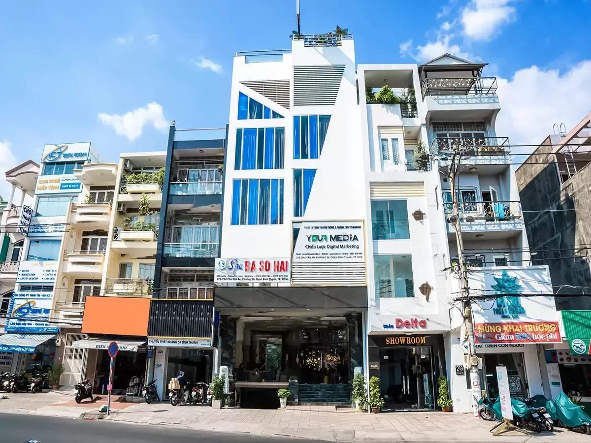 Cho Thuê Tòa Nhà 222 Chu Văn An, Bình Thạnh – 13 Phòng, 5 Tầng