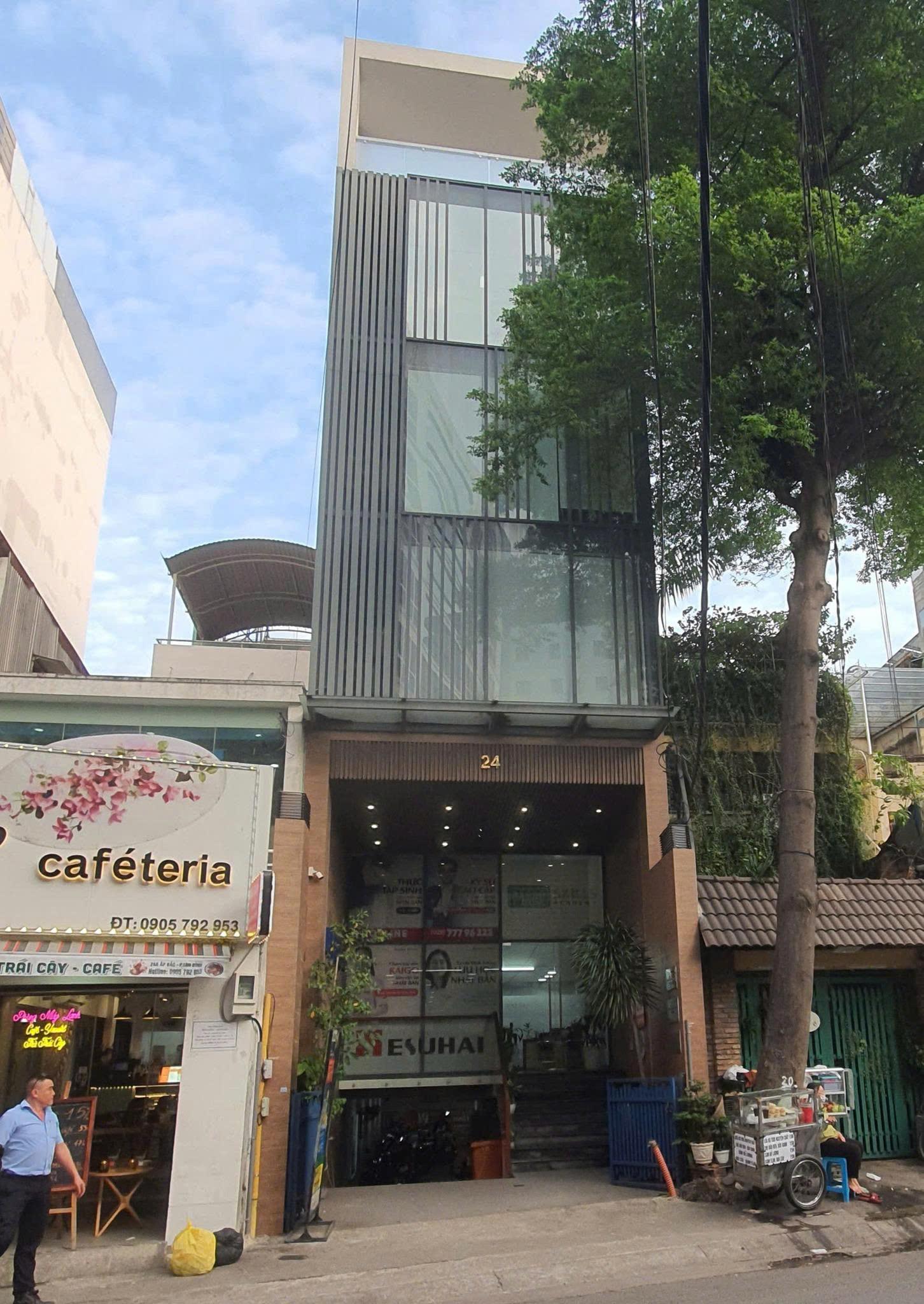 Cho thuê tòa nhà 24 Ấp Bắc, Tân Bình – 800m², hầm + 5 tầng, thang máy