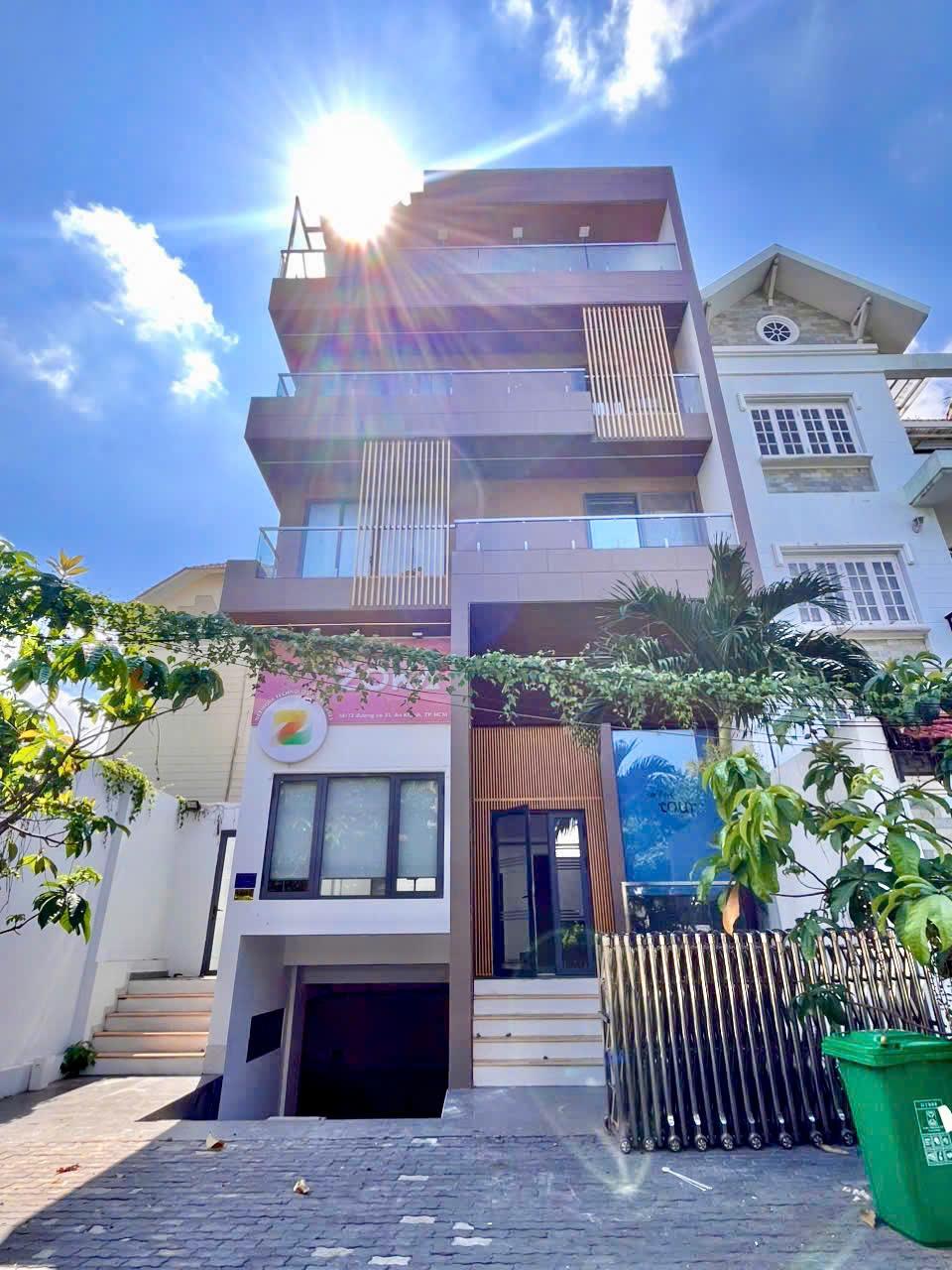 Cho thuê tòa nhà 18/12 Đường Số 35 KDC Bình An Quận 2 – hầm 4 tầng, DT 10x16